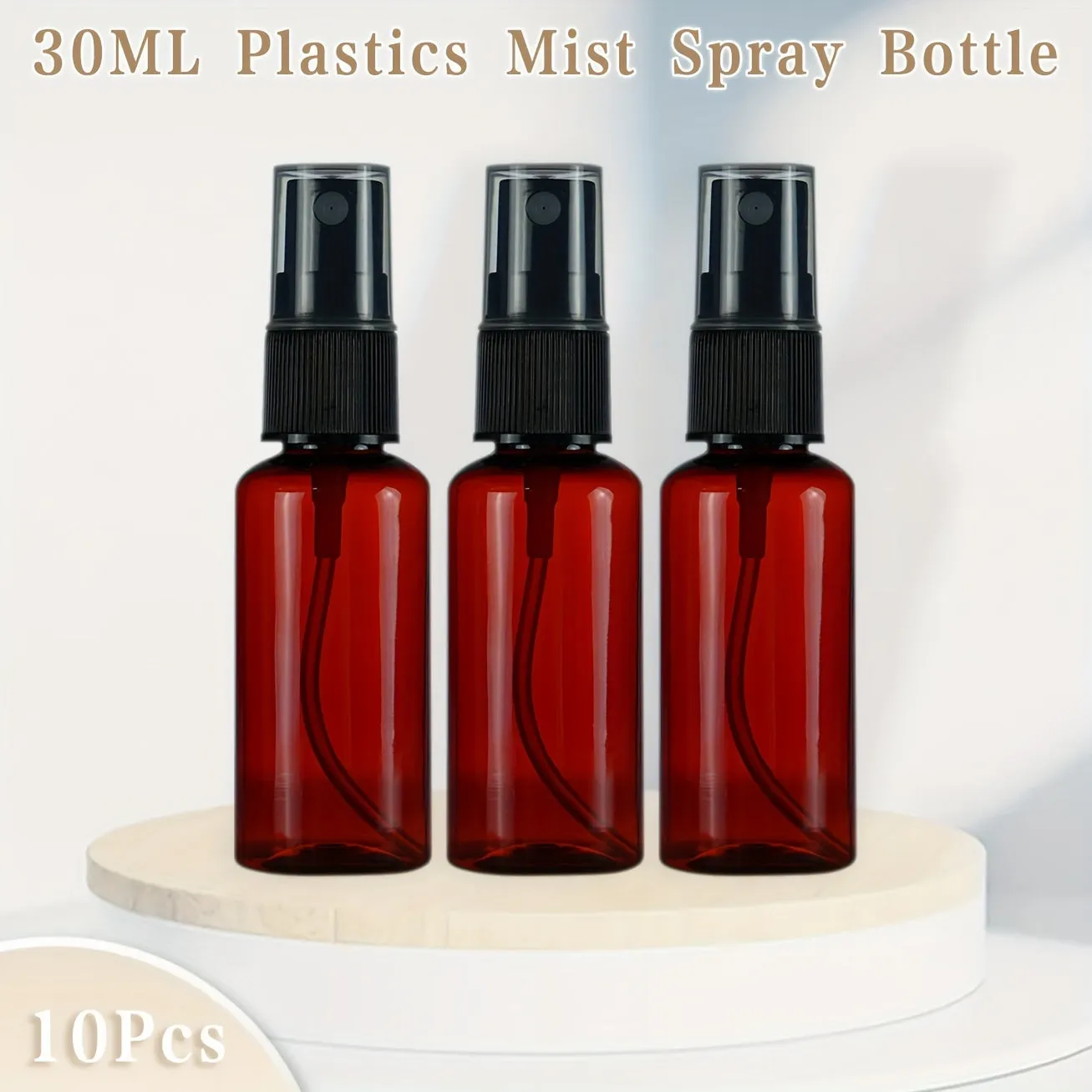 10pcs 30ML Refillable Mist Spray Bottles for Travel Perfume