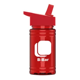 16 Oz. UpCycle Mini RPET Bottle - Flip Straw Lid (Q442722)