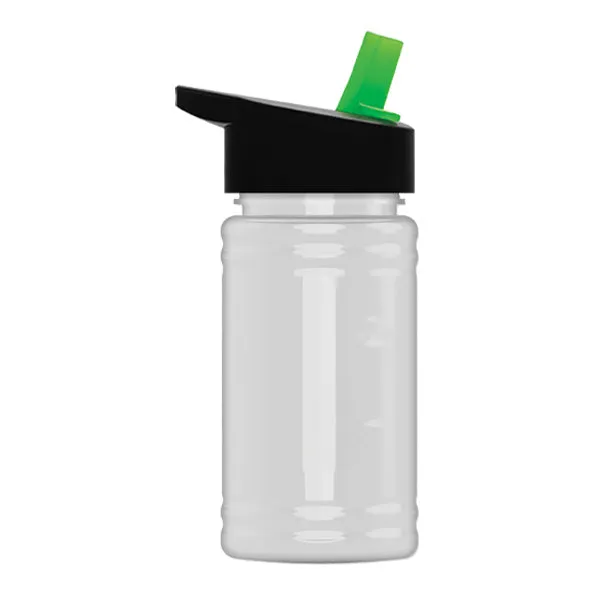 16 Oz. UpCycle Mini RPET Bottle - Flip Straw Lid (Q442722)