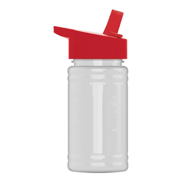16 Oz. UpCycle Mini RPET Bottle - Flip Straw Lid (Q442722)