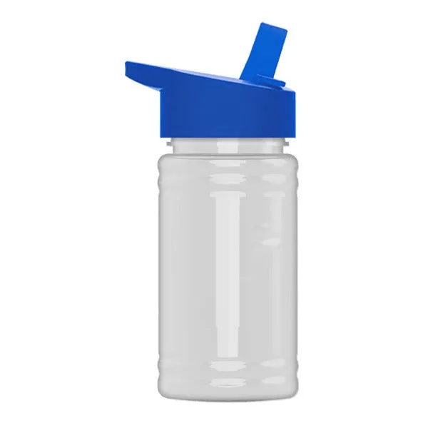 16 Oz. UpCycle Mini RPET Bottle - Flip Straw Lid (Q442722)