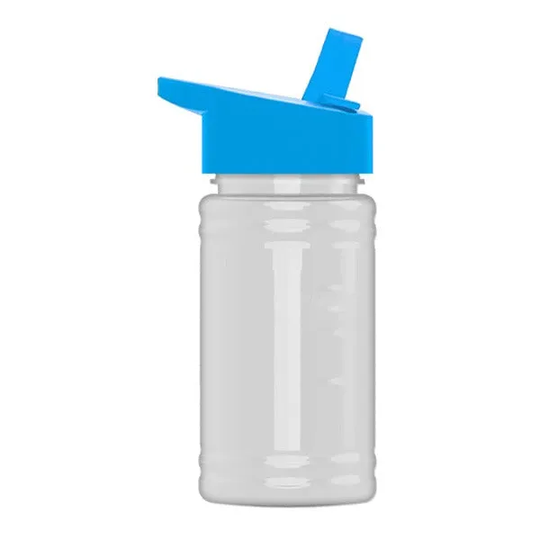 16 Oz. UpCycle Mini RPET Bottle - Flip Straw Lid (Q442722)
