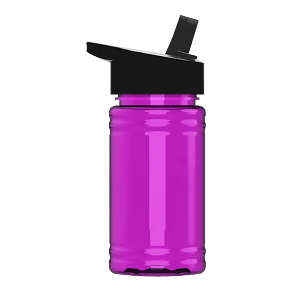 16 Oz. UpCycle Mini RPET Bottle - Flip Straw Lid (Q442722)