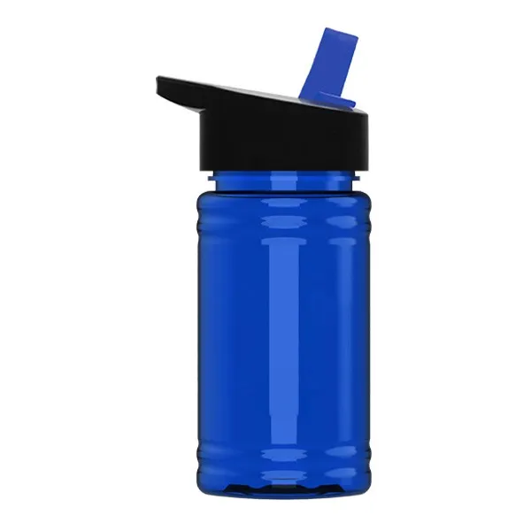 16 Oz. UpCycle Mini RPET Bottle - Flip Straw Lid (Q442722)
