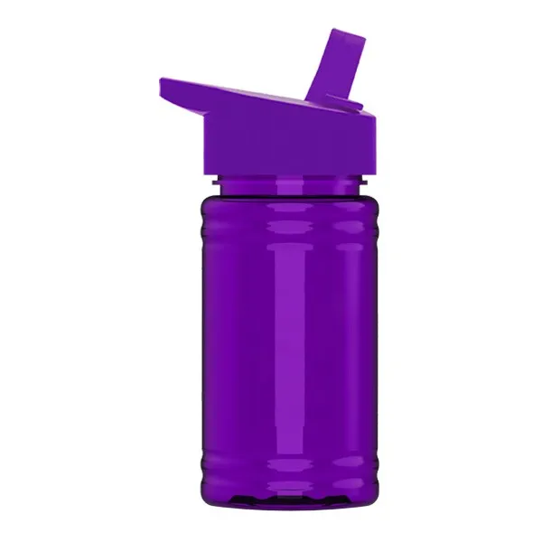 16 Oz. UpCycle Mini RPET Bottle - Flip Straw Lid (Q442722)