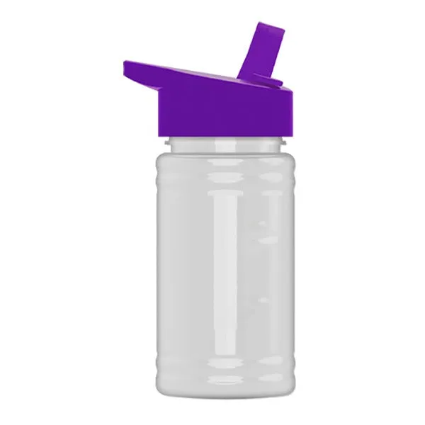 16 Oz. UpCycle Mini RPET Bottle - Flip Straw Lid (Q442722)