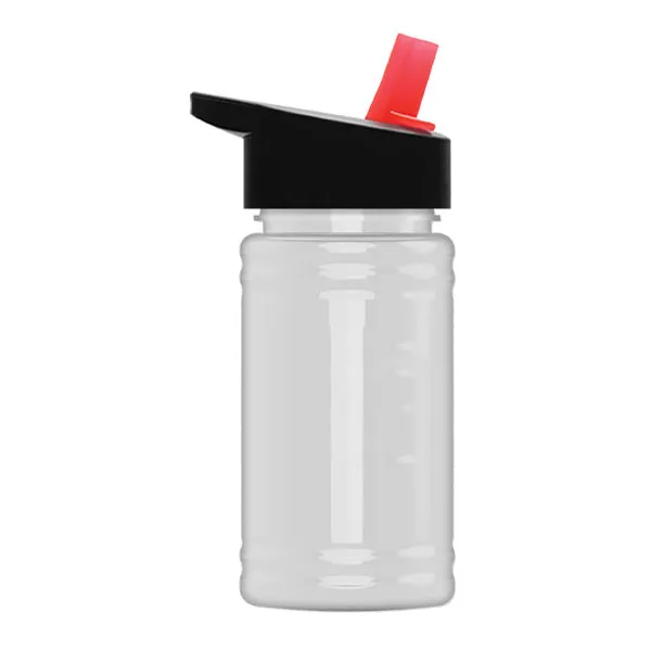 16 Oz. UpCycle Mini RPET Bottle - Flip Straw Lid (Q442722)
