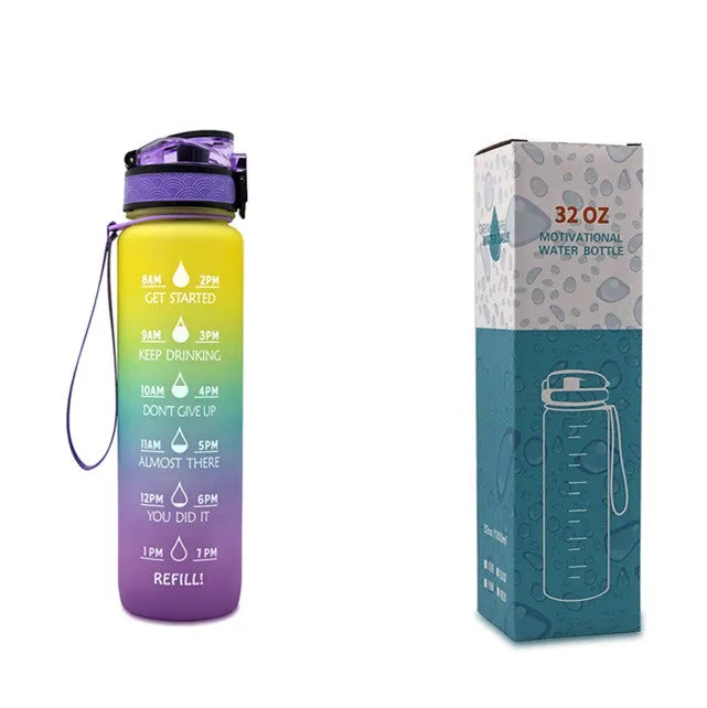 1L Motivational Tritan Water Bottle
