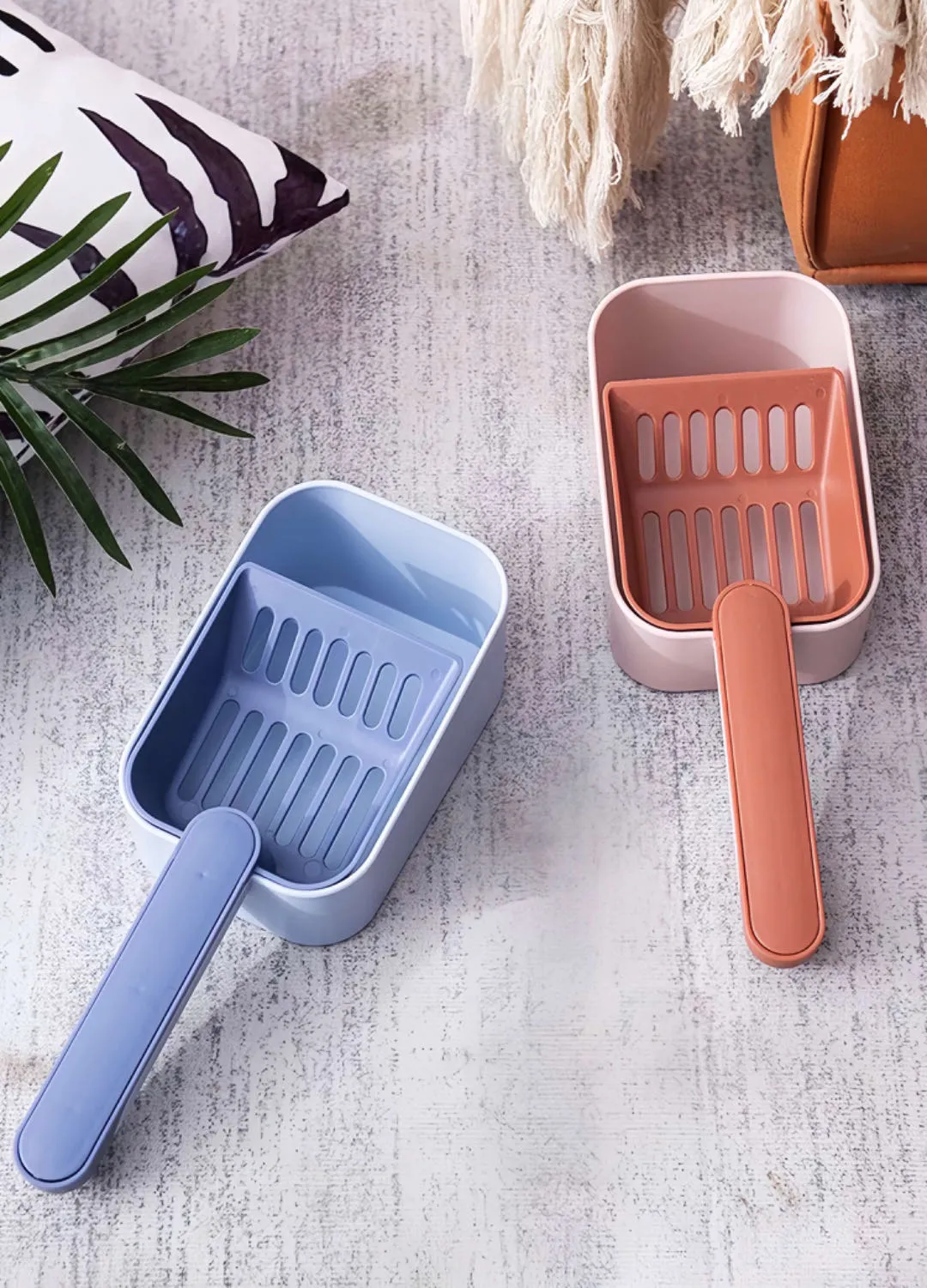 2 In 1 Cat Litter Scoop With Dustpan Combo
