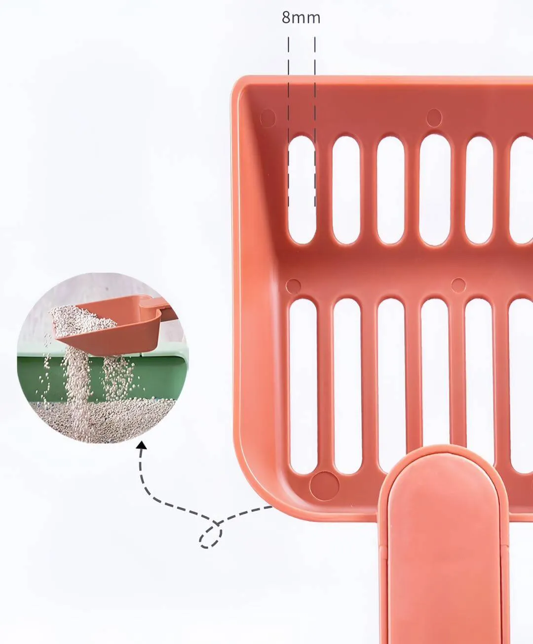 2 In 1 Cat Litter Scoop With Dustpan Combo