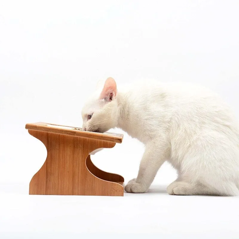 3 Stainless Steel Bowl Cat Feeder