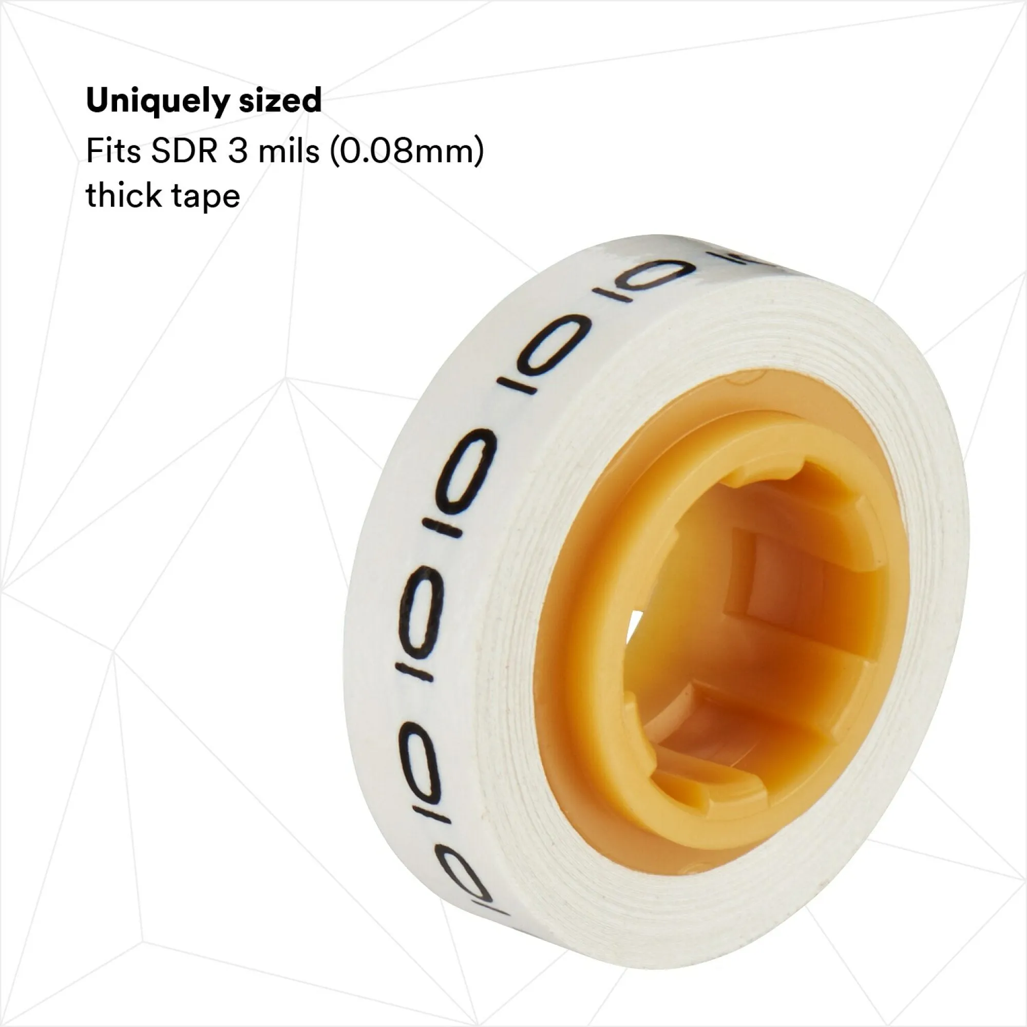 3M ScotchCode Wire Marker Tape Dispenser STD, compact design for easyhandling