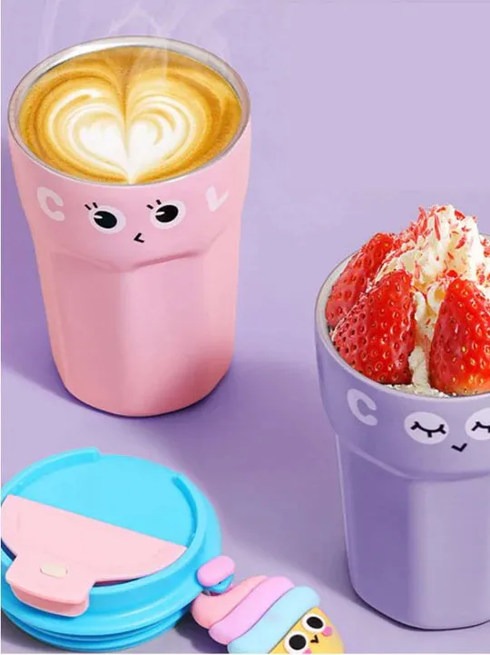 420ml Leakproof Drinking Cup for School, Travel, and Outdoor Use