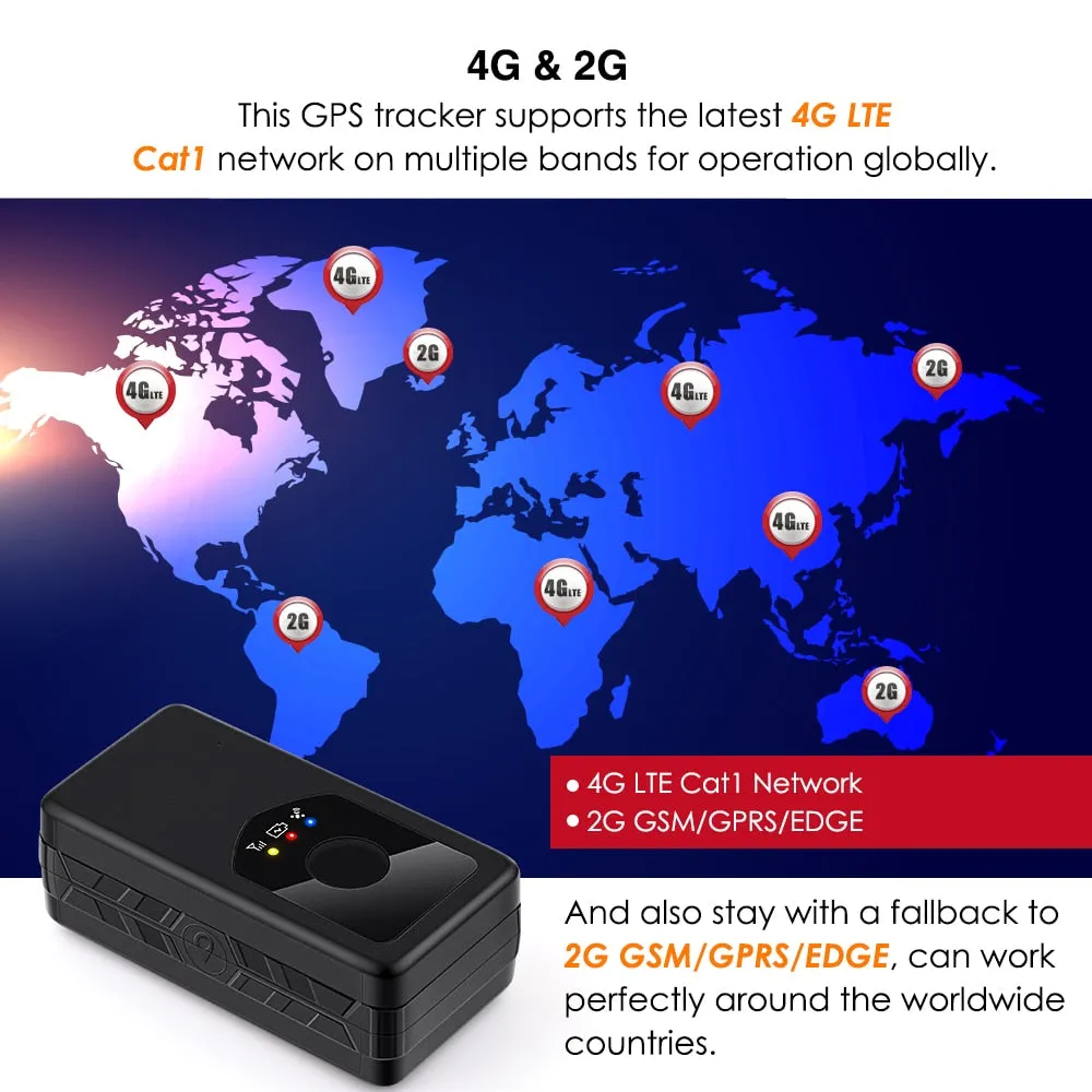 4G GPS Car Tracker SOS Call Global For Use