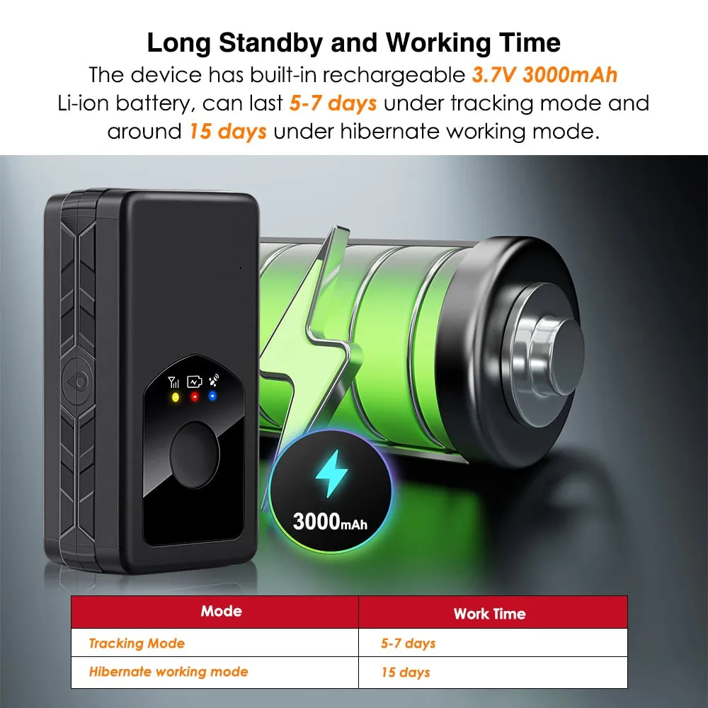 4G GPS Car Tracker SOS Call Global For Use