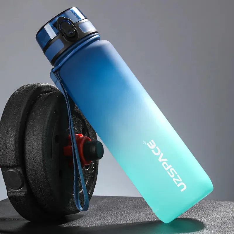 500/1000ML Sport Water Bottle Shaker Portable Leakproof Drinkware Plastic Drink Bottle