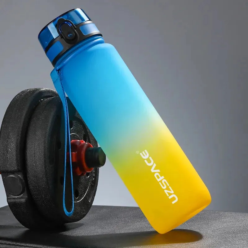 500/1000ML Sport Water Bottle Shaker Portable Leakproof Drinkware Plastic Drink Bottle