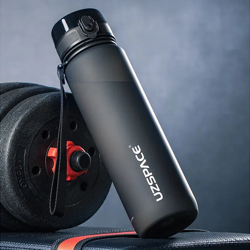 500/1000ML Sport Water Bottle Shaker Portable Leakproof Drinkware Plastic Drink Bottle