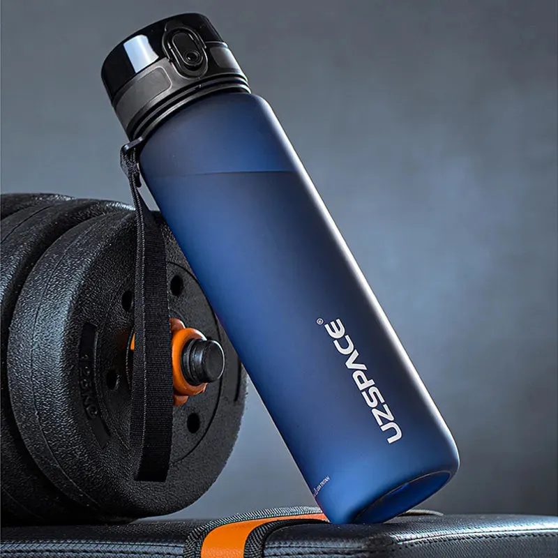 500/1000ML Sport Water Bottle Shaker Portable Leakproof Drinkware Plastic Drink Bottle