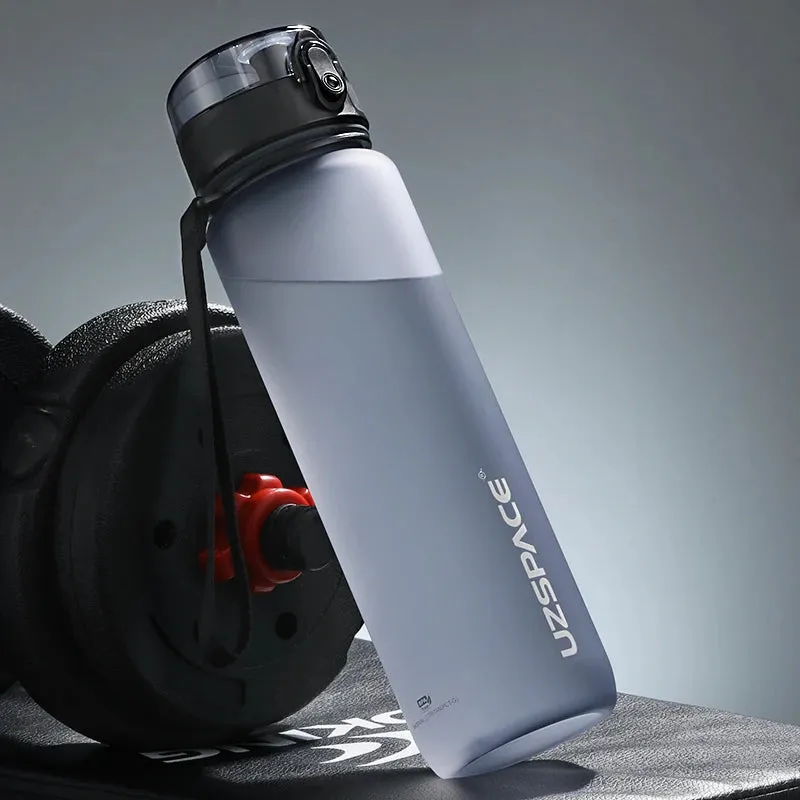 500/1000ML Sport Water Bottle Shaker Portable Leakproof Drinkware Plastic Drink Bottle