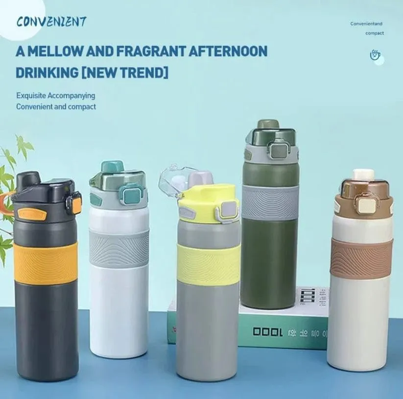 580ml Insulated water bottle for kids with Lid Opening