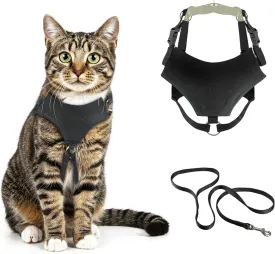 A1 Home Collections Escape Proof Cat Harness and Leash, Soft Adjustable Vest, Comfortable Mesh and Long Strips, Easy Control, Safe Walking Harness for Cats (Small)