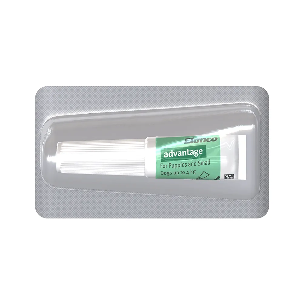Advantage Flea  -  Dogs up to 4kg  -  4 pack