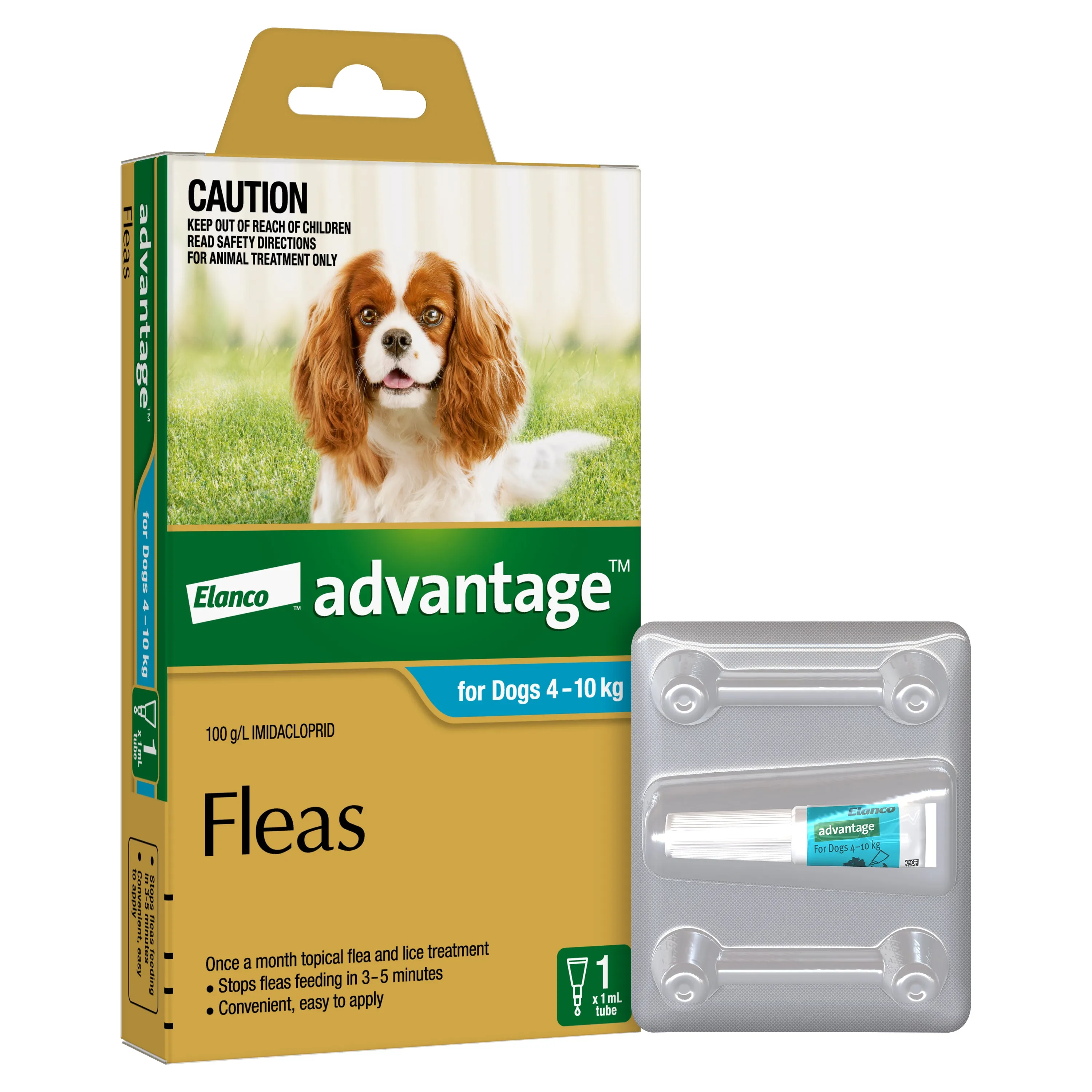 Advantage - Flea Treatment for Dogs 4-10kg (1pk)