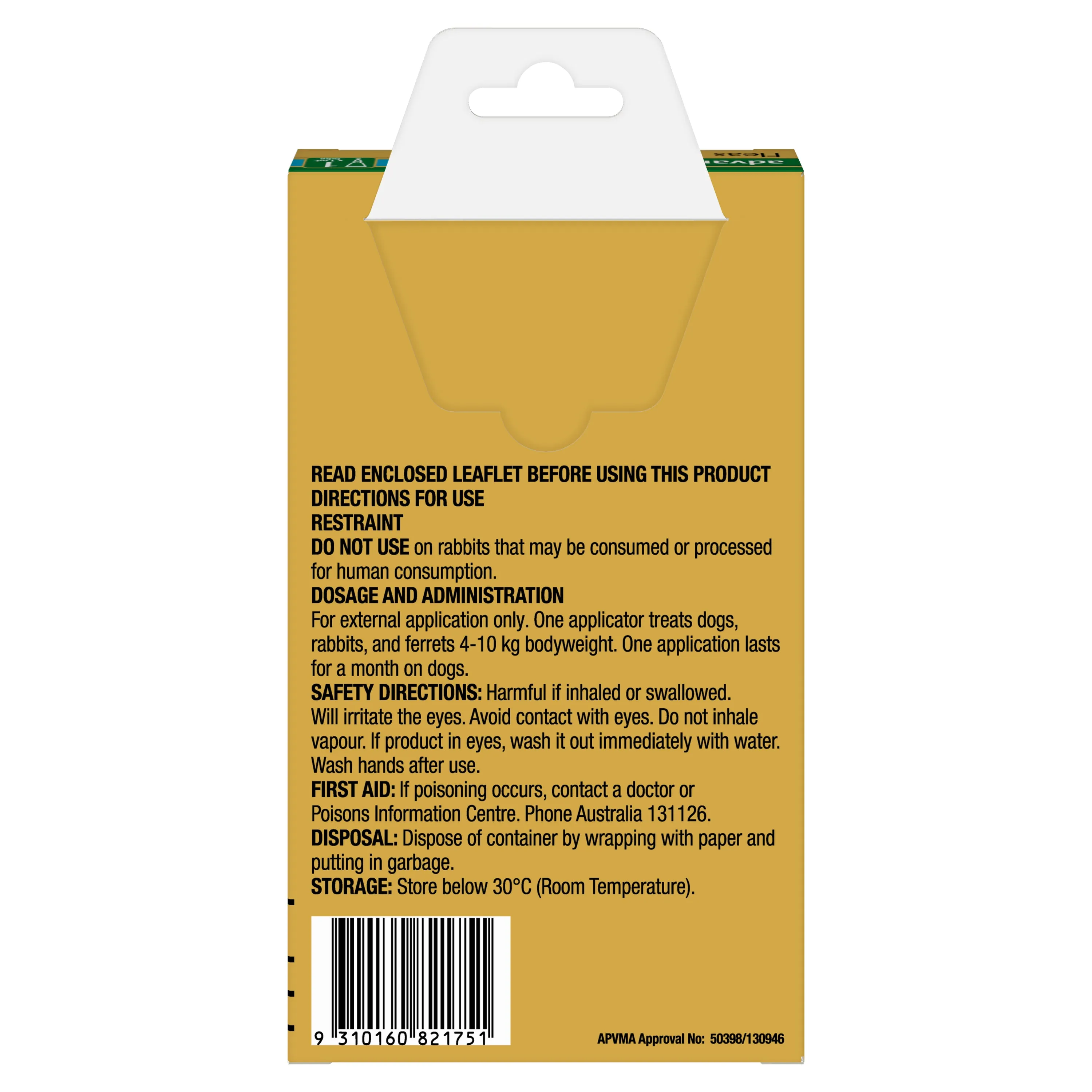 Advantage - Flea Treatment for Dogs 4-10kg (1pk)
