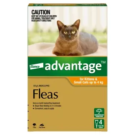Advantage Flea Treatment <4kg Cat & Kitten