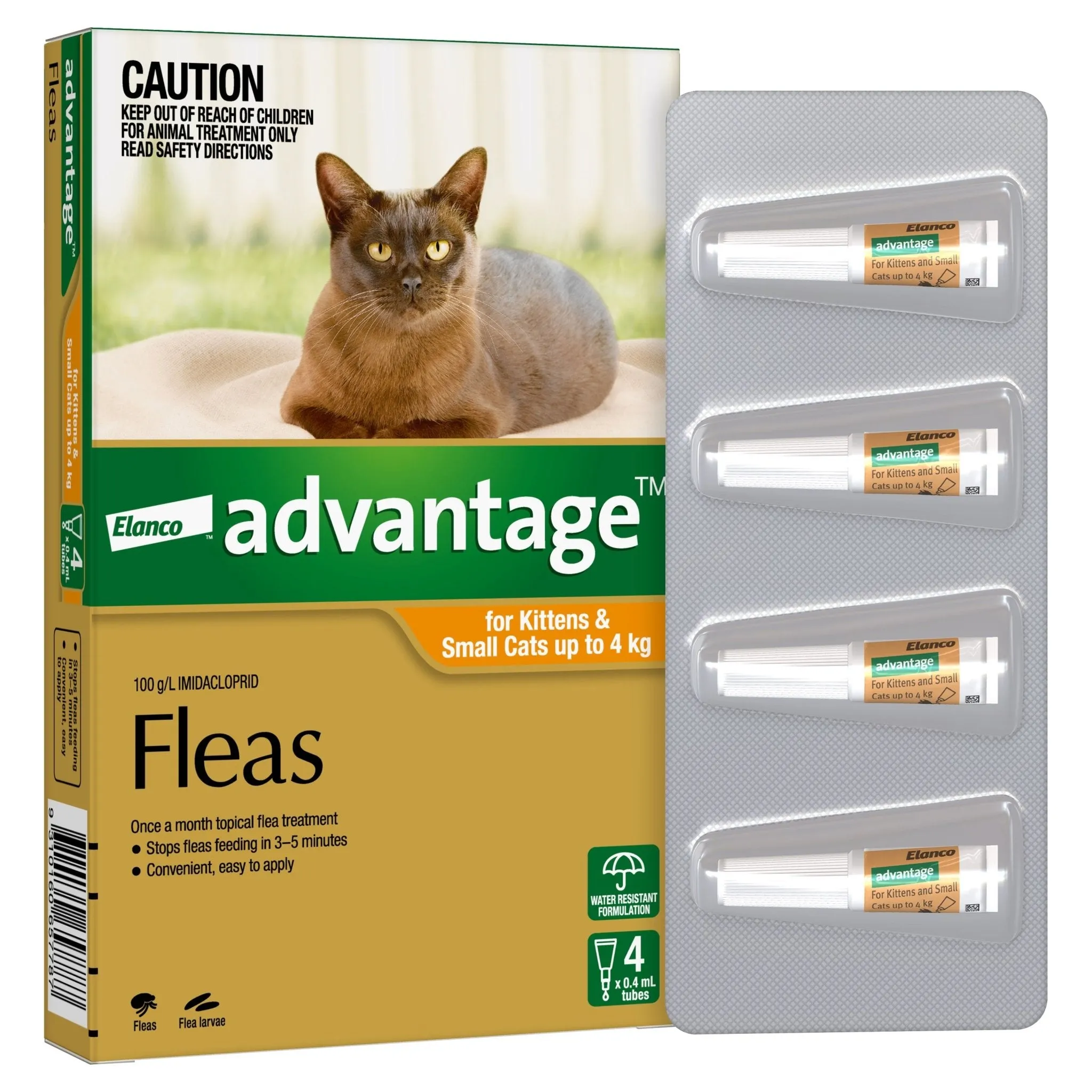 Advantage Flea Treatment <4kg Cat & Kitten