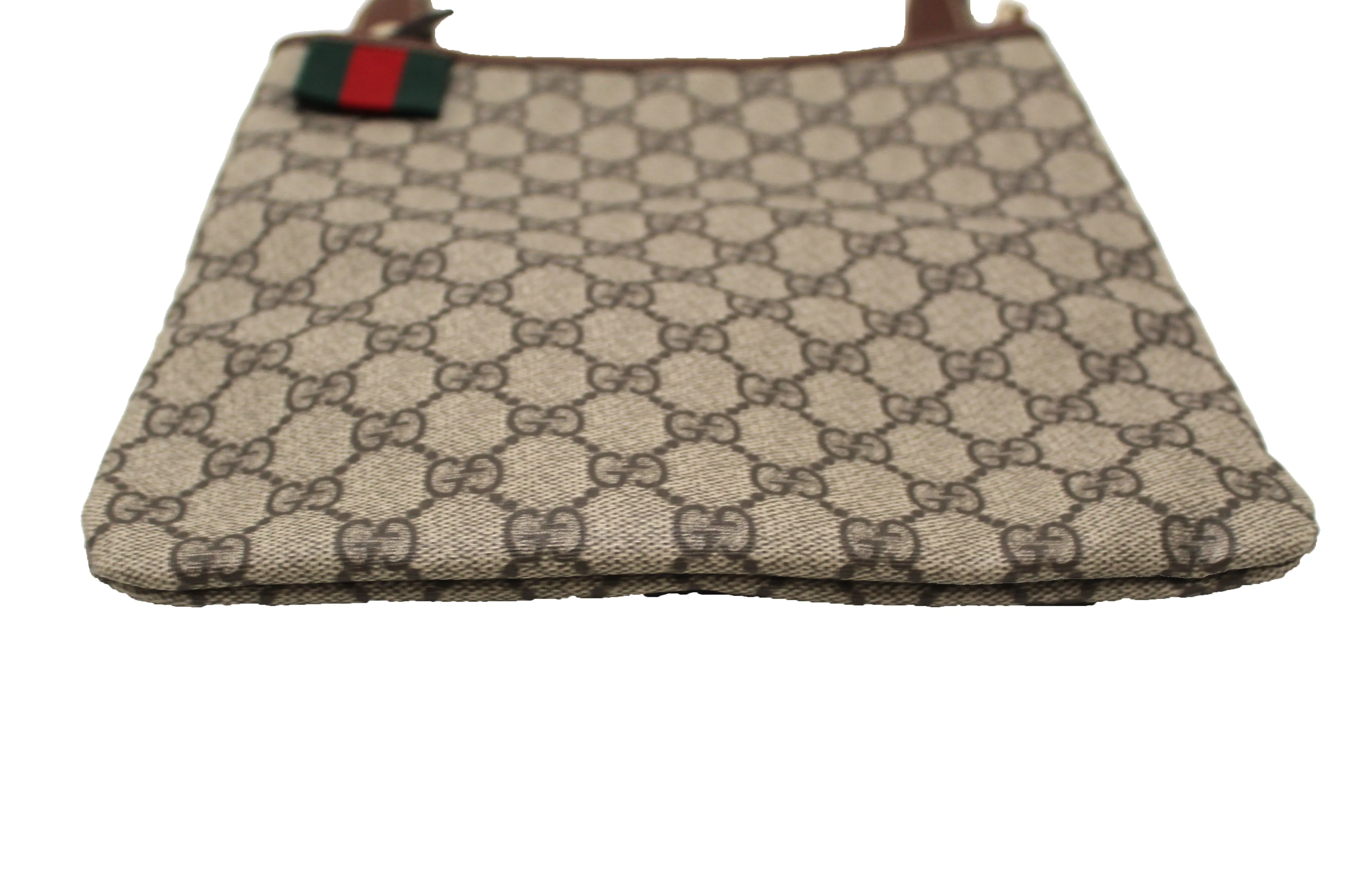 Authentic NEW Gucci Brown GG Coated Canvas Small Crossbody Bag