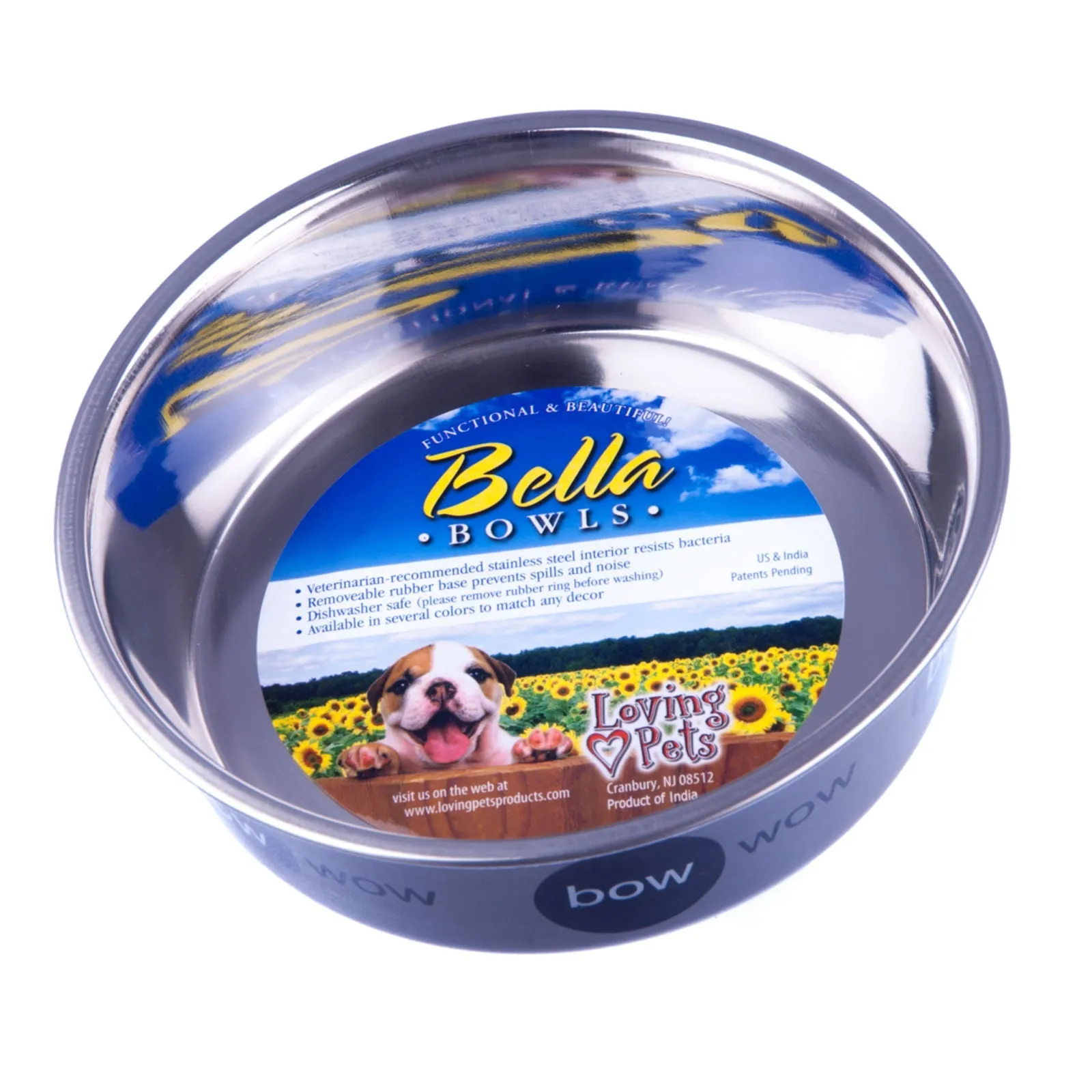 Bella Designer Dog Bowls, 1 quart