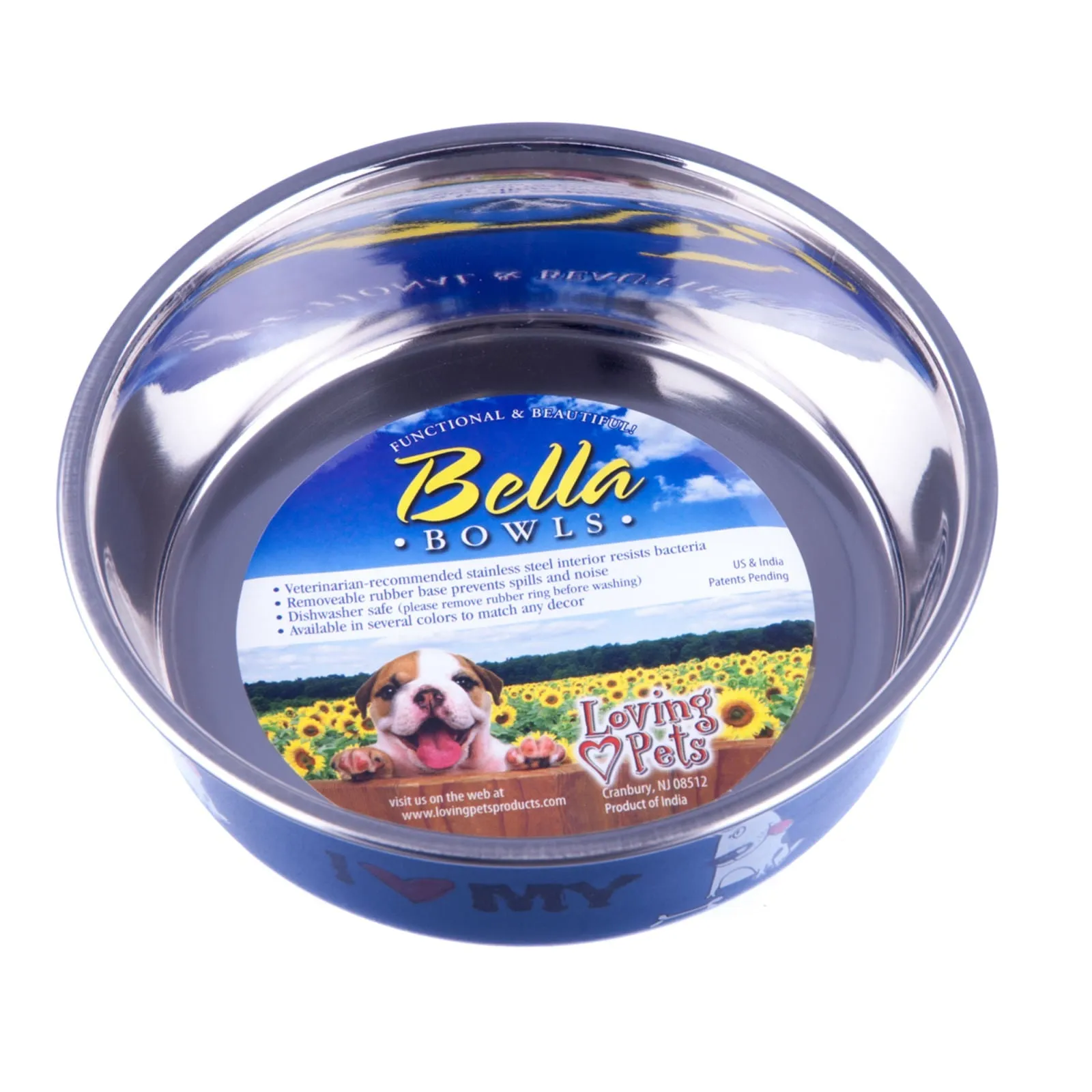 Bella Designer Dog Bowls, 1 Quart