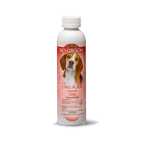 Bio-Groom Flea & Tick Pyrethrin Dip Concentrate for Dogs 8oz