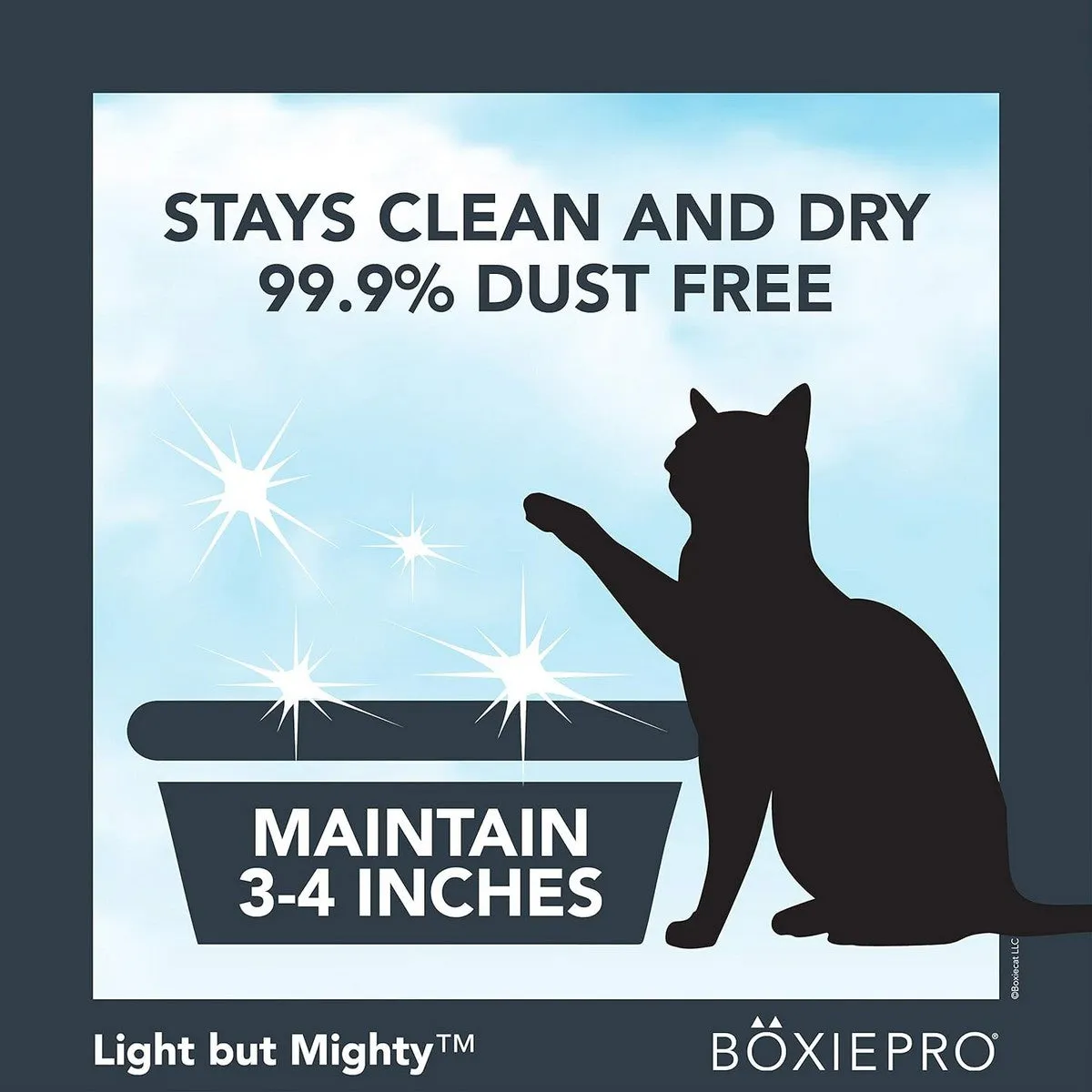 BoxiePro Air Lightweight Deep Clean Probiotic Clumping Litter 11.5lb