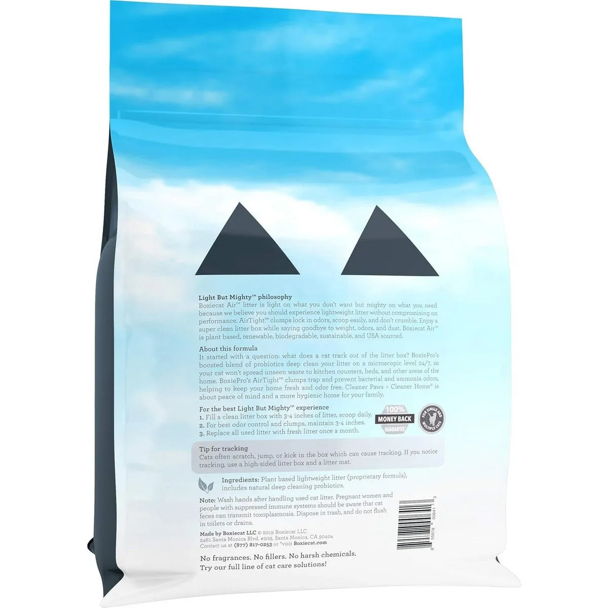 BoxiePro Air Lightweight Deep Clean Probiotic Clumping Litter 11.5lb