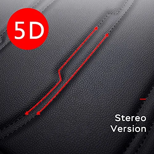 Car Seat Cover Fit for Audi Q2 Q3 Q5 Q7 TT R8 RS e-tron Faux Leather Front Rear 5-seat Covers Non-Slip Waterproof Deluxe Edition (Balck)