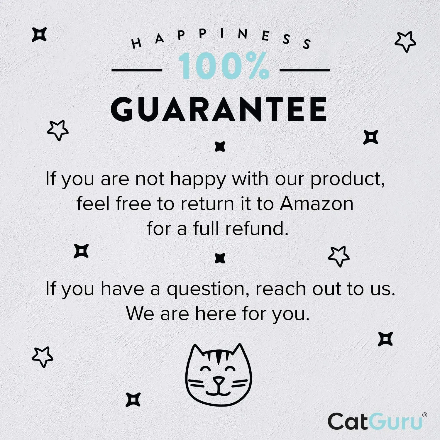 CatGuru Cat Bowls, Whisker Friendly Cat Food Bowl for Indoor Cats, Reliefs Whisker Fatigue, Wide Pet Bowl, Non Slip Pet Feeding Bowls, Shallow Kitten Dish (Set of 2, Stainless Steel)