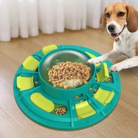 Challenge & Chow! Interactive Puzzle Feeder for Smarter, Slower Eating Dogs