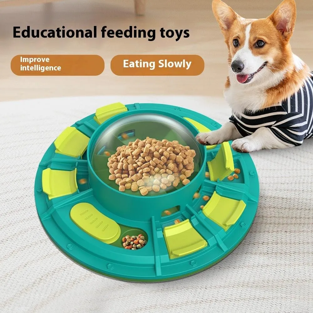 Challenge & Chow! Interactive Puzzle Feeder for Smarter, Slower Eating Dogs