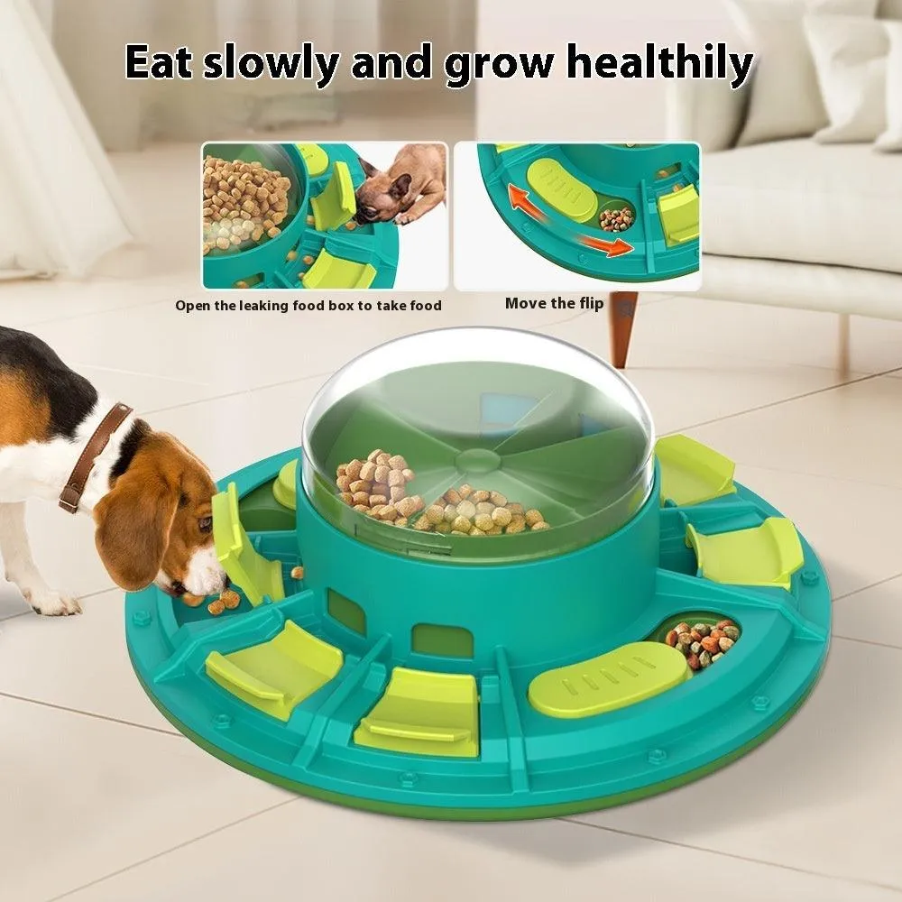 Challenge & Chow! Interactive Puzzle Feeder for Smarter, Slower Eating Dogs