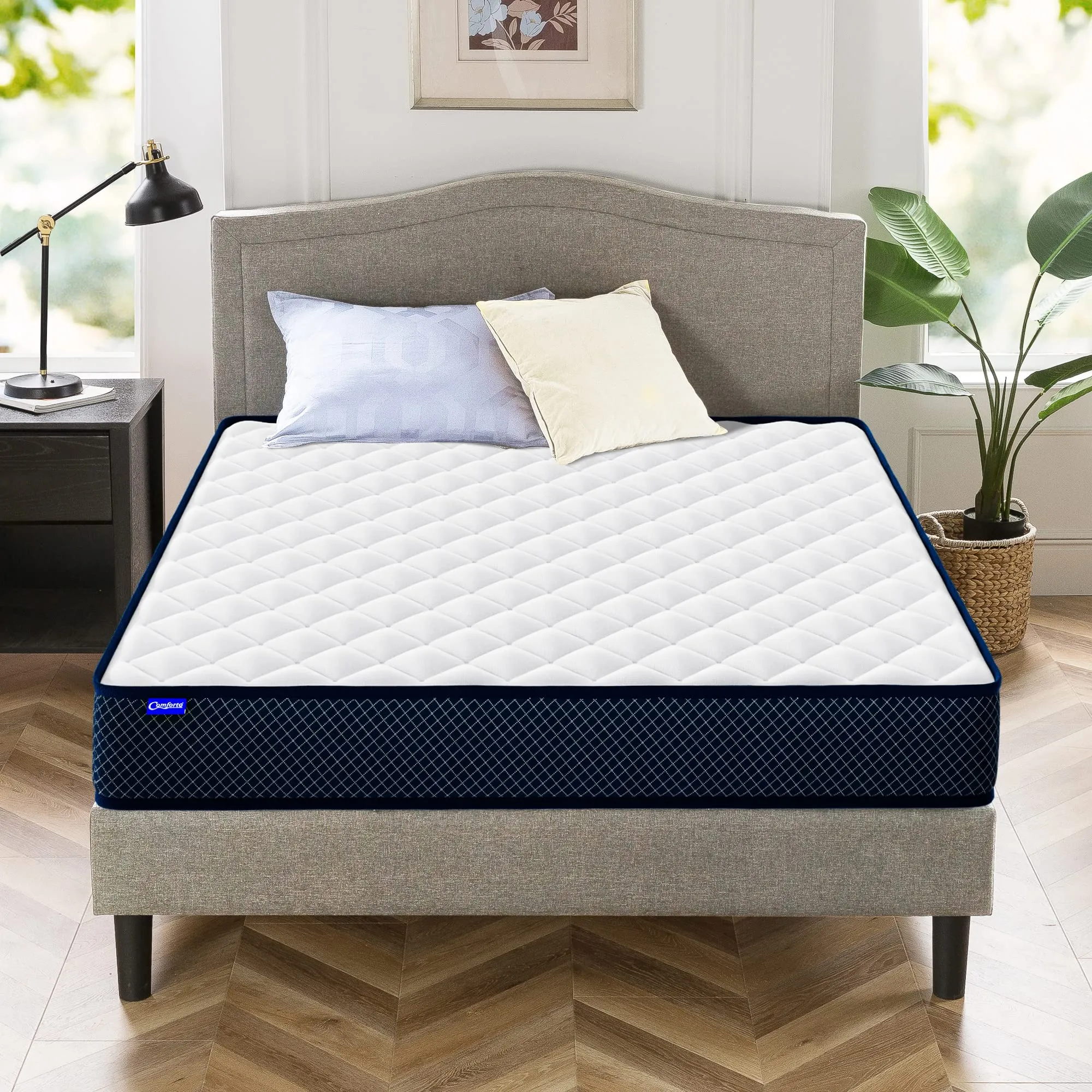 Comforto Orthopedic Doctor Plus 6 Inch 3-Layered Memory Foam Mattress (72x36x6 Inch, Single Size Mattress)