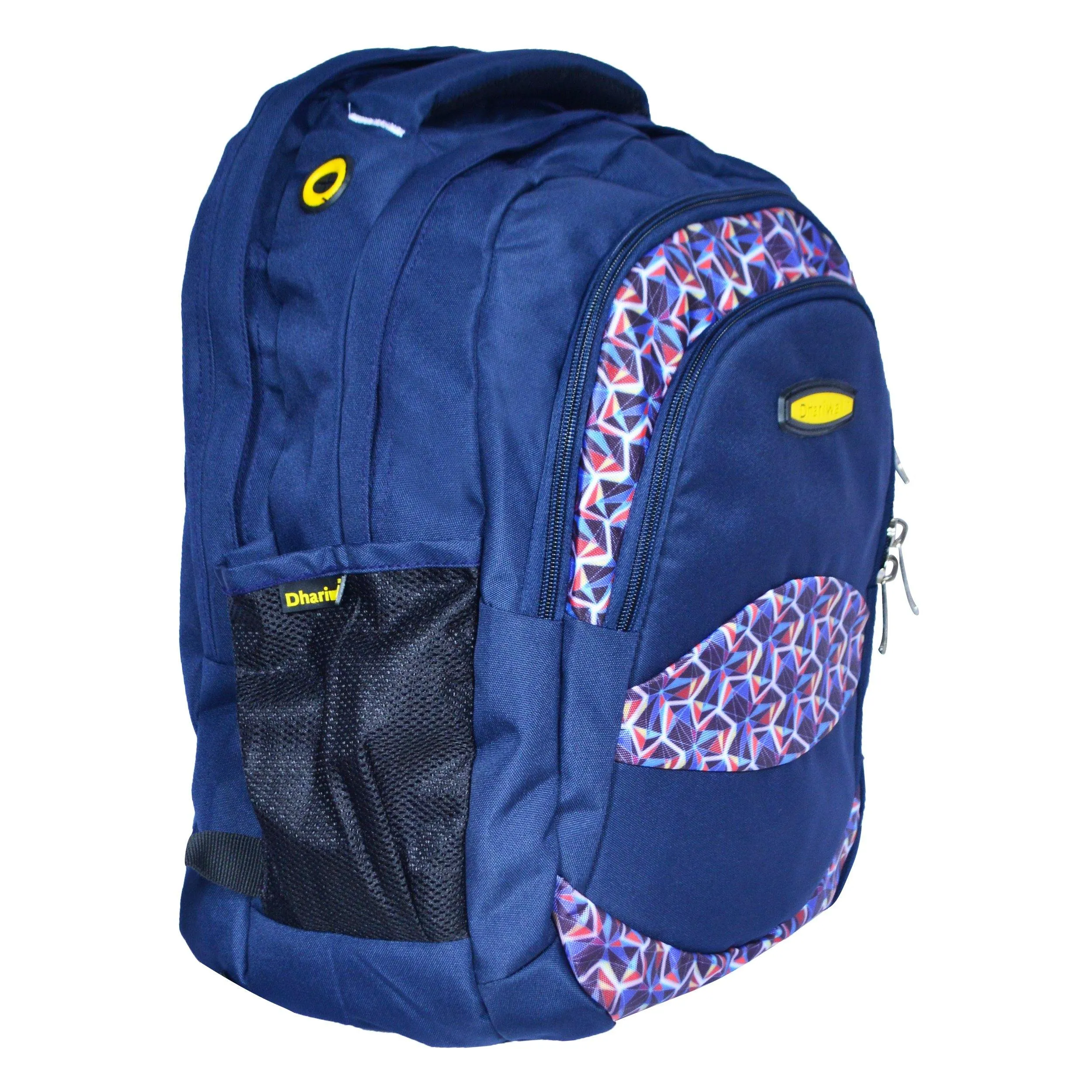 Dhariwal Multi Color Dual Compartment Unisex Printed School BackPack 39L BP-203