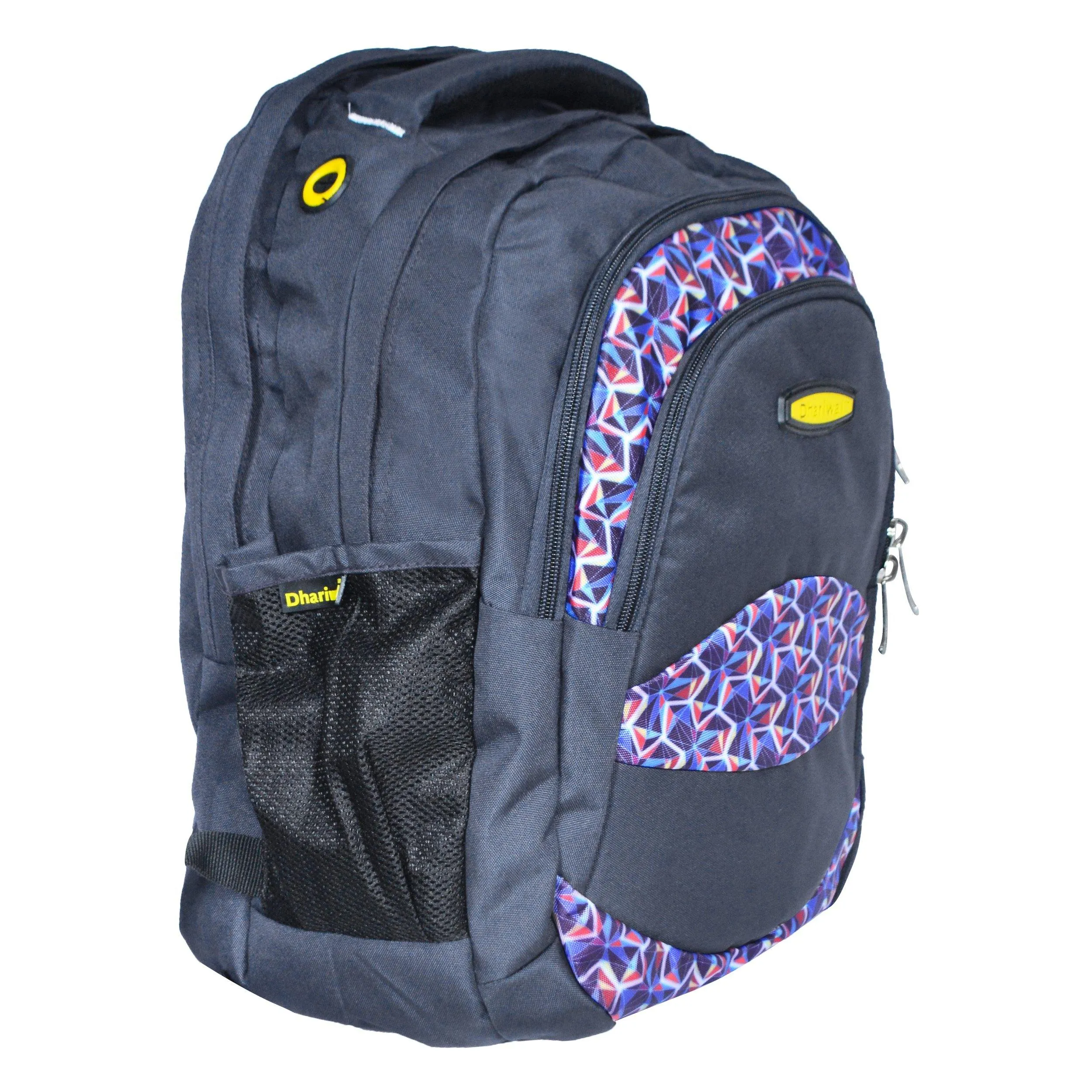 Dhariwal Multi Color Dual Compartment Unisex Printed School BackPack 39L BP-203
