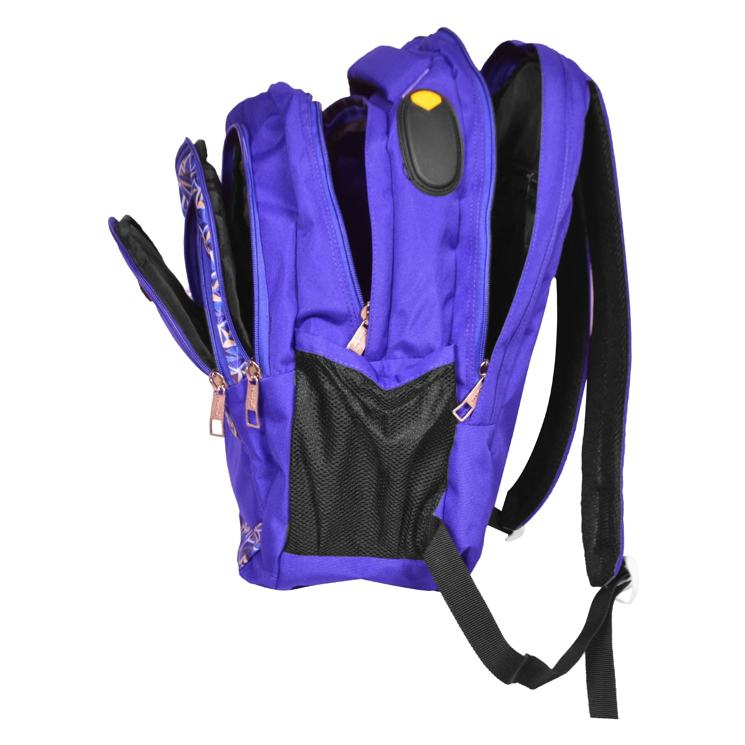 Dhariwal Multi Color Dual Compartment Unisex Printed School BackPack 39L BP-203
