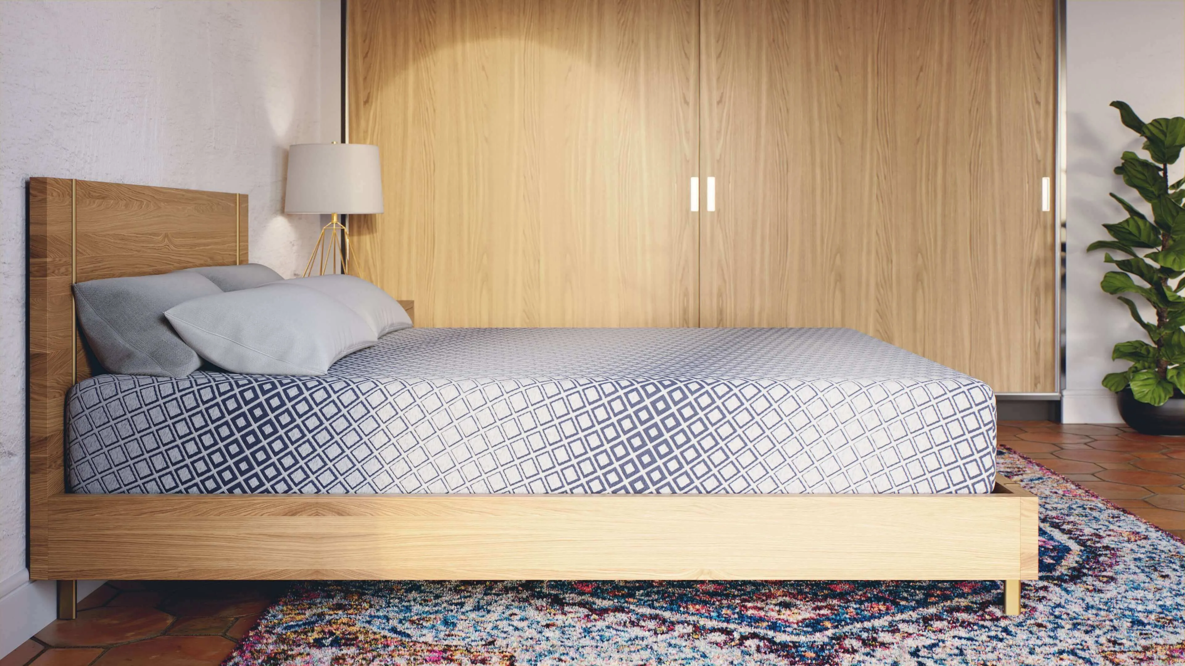 Diamond Float 10" Cool Gel Grid Foam Mattress