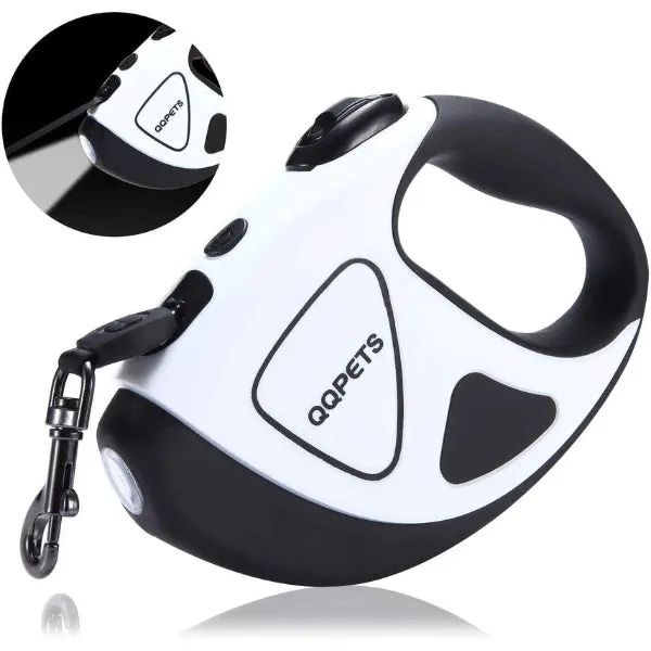 Dog Automatic Retractable Leash with LED Night Safety