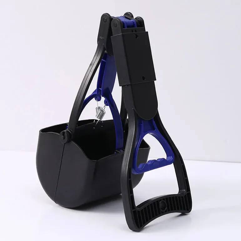 Dog Pooper Scooper Long Handle Jaw Clamp Heavy Duty Puppy Cat Waste Picker Pet Cleaning Shovel Tools