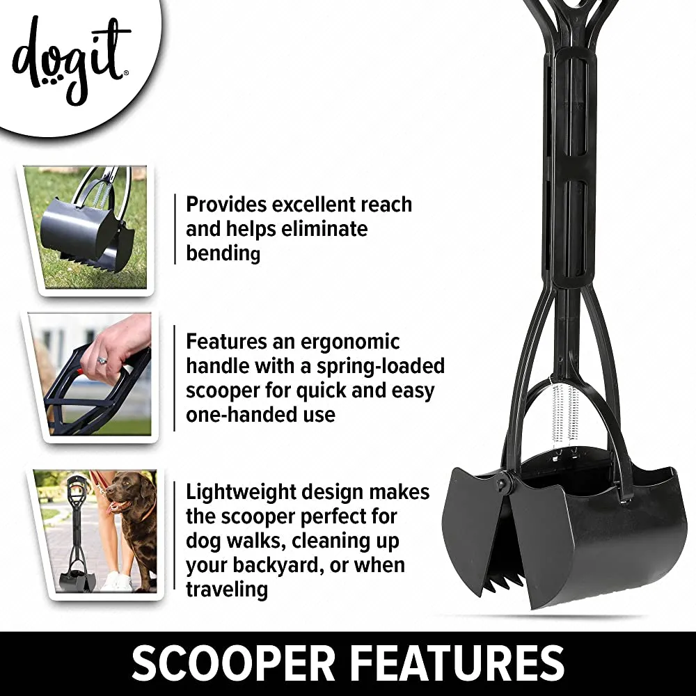 Dogit Clean Jawz Waste Scooper for Concrete & Smooth Surfaces - 64 cm (25.5 in) SALE